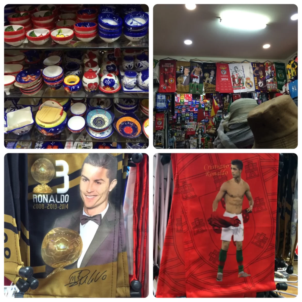 Lisbon: Ronaldo souvenirs