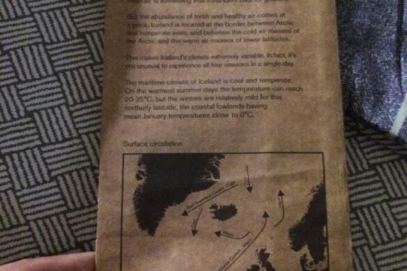 冰島航空嘔吐袋
